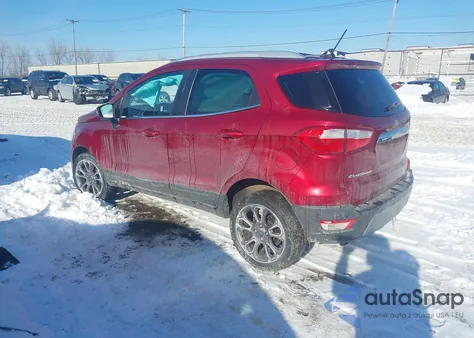 2020 Ford Ecosport Titanium z USA, uszkodzony, nr VIN MAJ6S3KLXLC317595